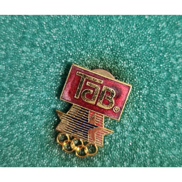 1984 Los Angeles Olympics Coca-Cola Vintage Collectible Pins Set Of 5 Pre-owned - Picture 5 of 8